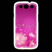Coque Samsung Galaxy S3 fond rose or