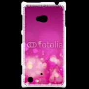 Coque Nokia Lumia 720 fond rose or