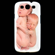 Coque Samsung Galaxy S3 Duo de bébés qui dorment