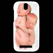Coque HTC One SV Duo de bébés qui dorment