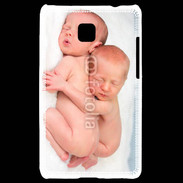 Coque LG Optimus L3 II Duo de bébés qui dorment