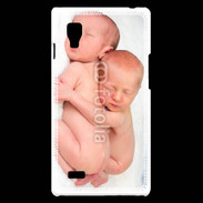 Coque LG Optimus L9 Duo de bébés qui dorment
