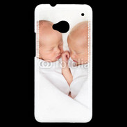 Coque HTC One Duo de bébés qui dorment 2