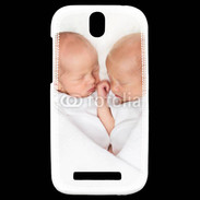 Coque HTC One SV Duo de bébés qui dorment 2