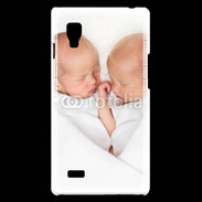 Coque LG Optimus L9 Duo de bébés qui dorment 2