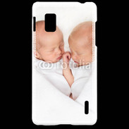 Coque LG Optimus G Duo de bébés qui dorment 2
