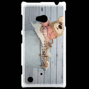 Coque Nokia Lumia 720 Bébé nounours dormant dans une bassine