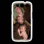 Coque Samsung Galaxy S3 Jumeaux dormant dans des caisses