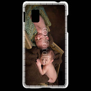 Coque LG Optimus G Jumeaux dormant dans des caisses