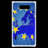 Coque LG Optimus L7 Drapeau Europe 9