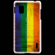 Coque LG Optimus G Drapeau gay vintage