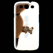 Coque Samsung Galaxy S3 Femme enceinte avec peluche