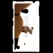 Coque Nokia Lumia 720 Femme enceinte avec peluche