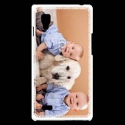 Coque LG Optimus L9 Jumeau avec chien