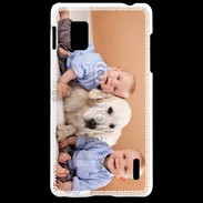Coque LG Optimus G Jumeau avec chien