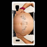 Coque LG Optimus L9 Femme enceinte ventre 