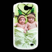 Coque Samsung Galaxy Express Jumeaux coeur