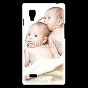 Coque LG Optimus L9 Jumeaux bébés