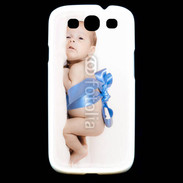 Coque Samsung Galaxy S3 Bébé ruban bleu