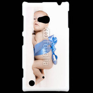 Coque Nokia Lumia 720 Bébé ruban bleu