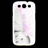 Coque Samsung Galaxy S3 Bébé ailes d'ange rose