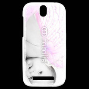 Coque HTC One SV Bébé ailes d'ange rose