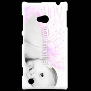 Coque Nokia Lumia 720 Bébé ailes d'ange rose