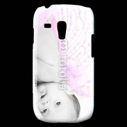 Coque Samsung Galaxy S3 Mini Bébé ailes d'ange rose