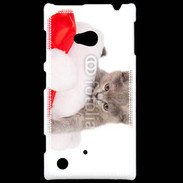 Coque Nokia Lumia 720 Chaton Noël