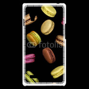 Coque LG Optimus L9 Macarons sur fond noir