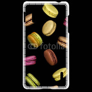 Coque LG Optimus G Macarons sur fond noir