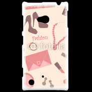 Coque Nokia Lumia 720 Fond fashion rose 4