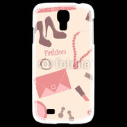 Coque Samsung Galaxy S4 Fond fashion rose 4