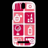Coque HTC One SV Fond cosmétique 4
