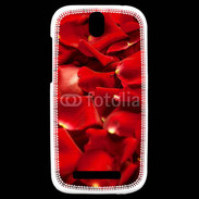 Coque HTC One SV Fond pétales de roses