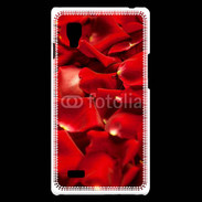Coque LG Optimus L9 Fond pétales de roses