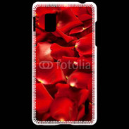 Coque LG Optimus G Fond pétales de roses