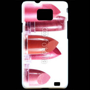 Coque Samsung Galaxy S2 Rouges à lèvres