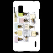 Coque LG Optimus G Pyramide de bouteilles de parfums