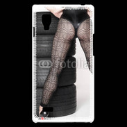 Coque LG Optimus L9 Jantes et escarpins 2