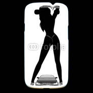 Coque Samsung Galaxy S3 Silhouette sexy avec voiture
