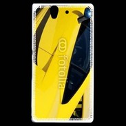 Coque Sony Xperia Z Voiture de sport jaune