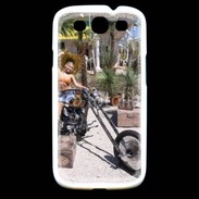 Coque Samsung Galaxy S3 Femme sexy moto 2