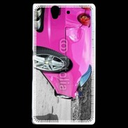 Coque Sony Xperia Z Voiture de sport rose italienne