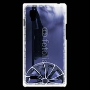 Coque LG Optimus L9 Silhouette sexy avec jante de voiture 2