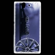Coque Sony Xperia Z Silhouette sexy avec jante de voiture 2
