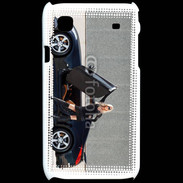 Coque Samsung Galaxy S Femme blonde sexy voiture noire 3