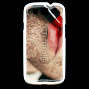 Coque Samsung Galaxy S3 bouche homme rouge