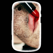 Coque Blackberry Bold 9900 bouche homme rouge