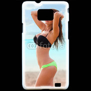 Coque Samsung Galaxy S2 Belle femme à la plage 10